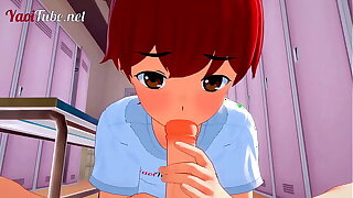 Yaoi 3D - Naru x Shiro [Yaoiotube's Mascot] Handjob, blowjob & Anal