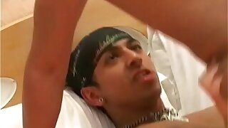 Bareback Anal Fucking of Horny Latino Gay