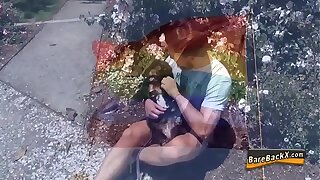 Gay bear eats asshole