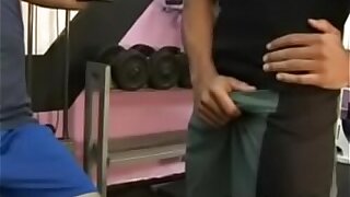 Passionate Latinos Fucking Like Mad at the Gym