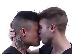 Spanish Guys Kissing Each Other and Grinding